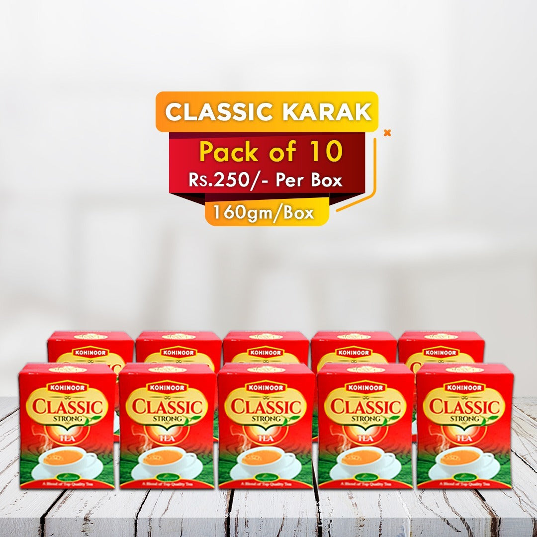 Classic Karak Tea 160 Gm - (Pack of 10)