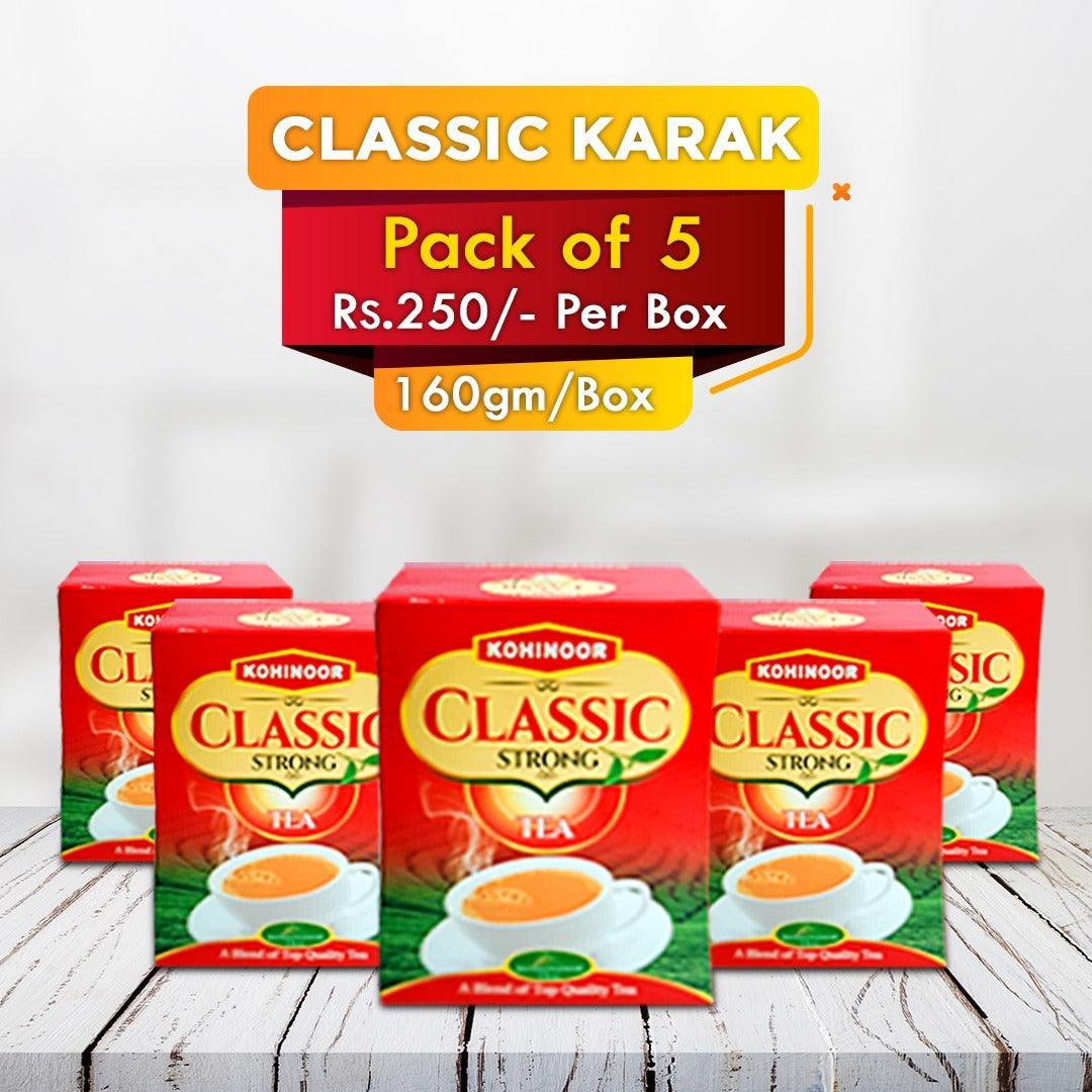 Classic Karak Tea 160 Gm - (Pack of 5)