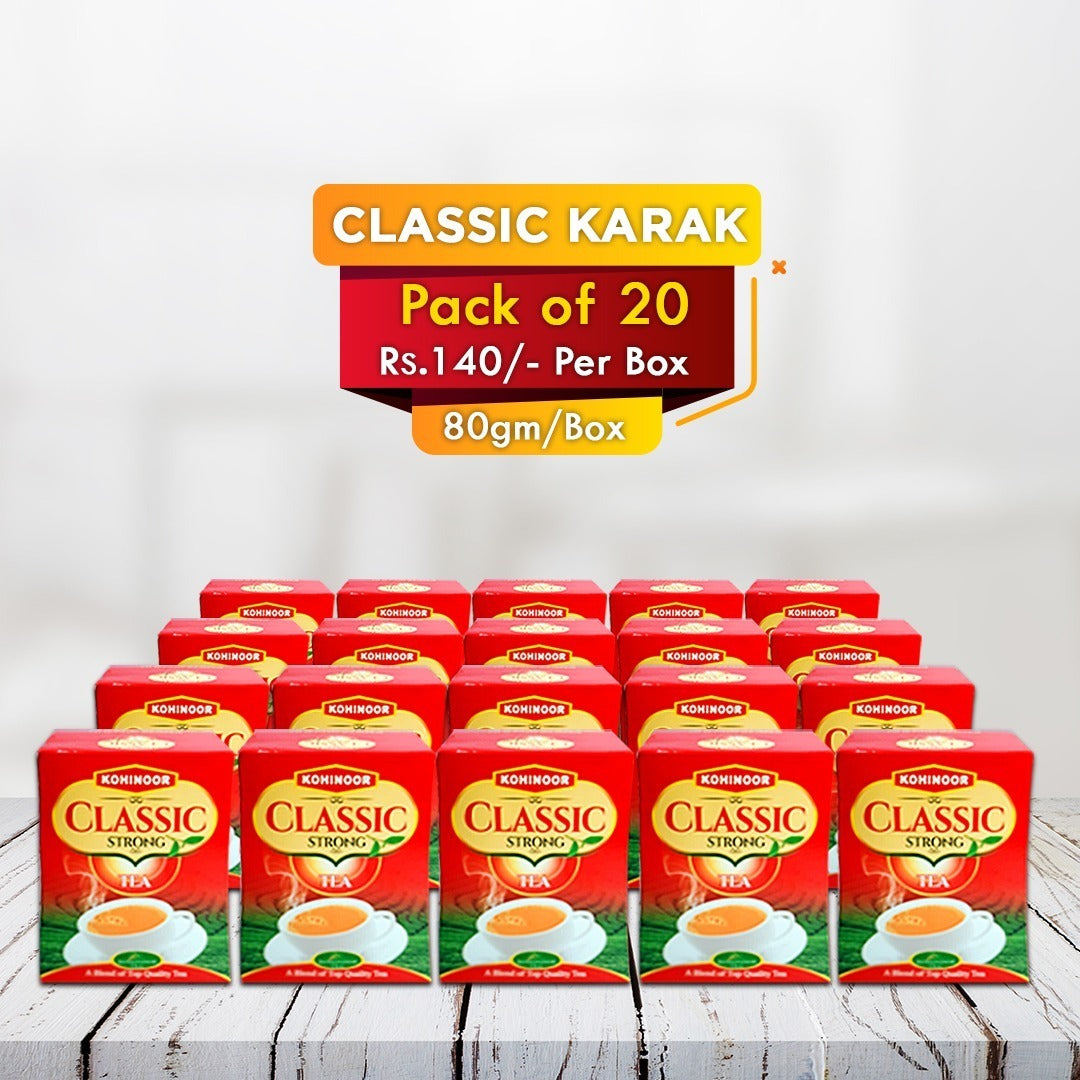 Classic Karak Tea | 20 pieces | 80 GM Each