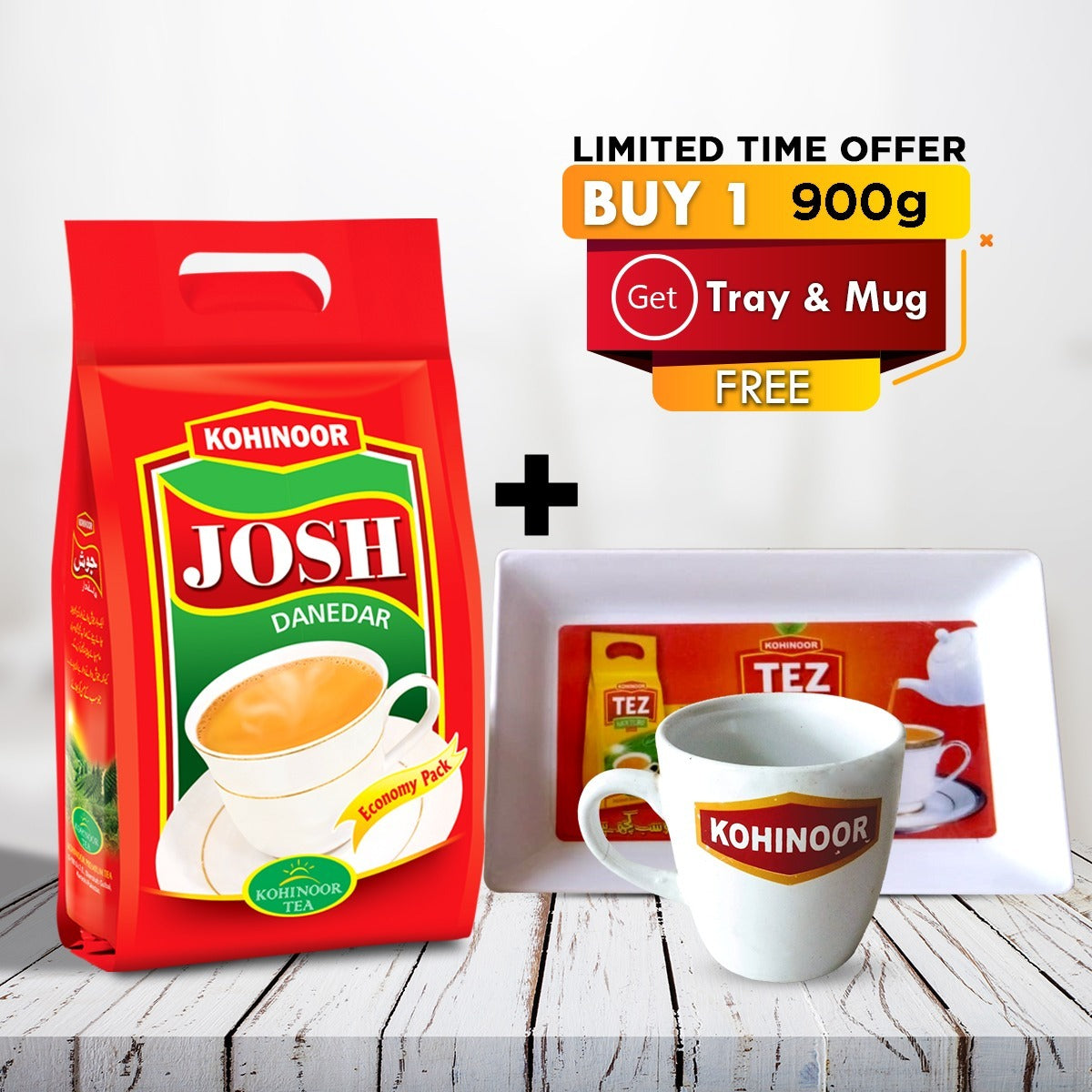 Josh Danedar Tea - 900 Gm + Free Tray + Free Mug