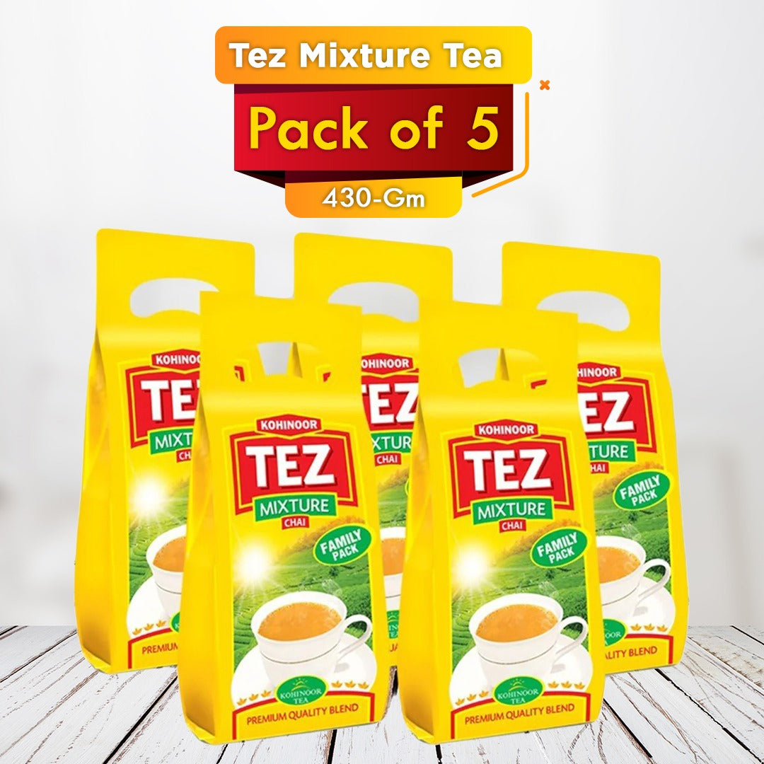 Tez Mixture Tea 430 Gm - (Pack of 5)