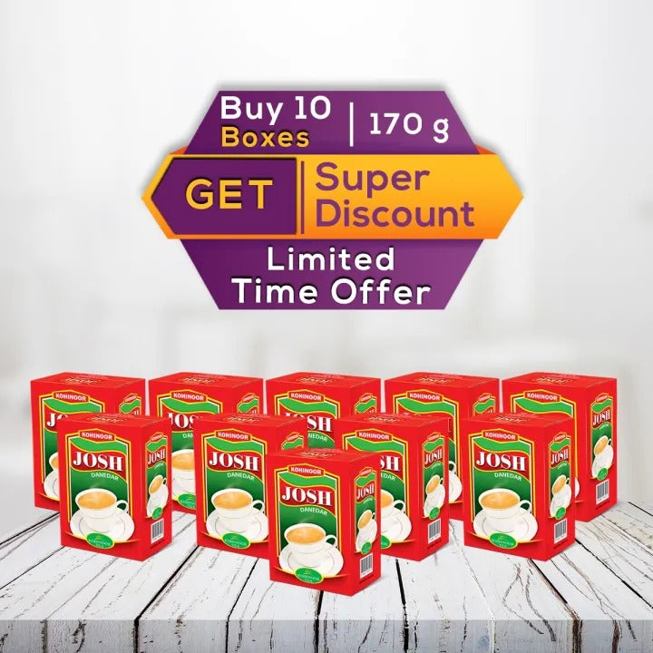 Josh Danedar Tea 170 Gm - (Pack of 10)