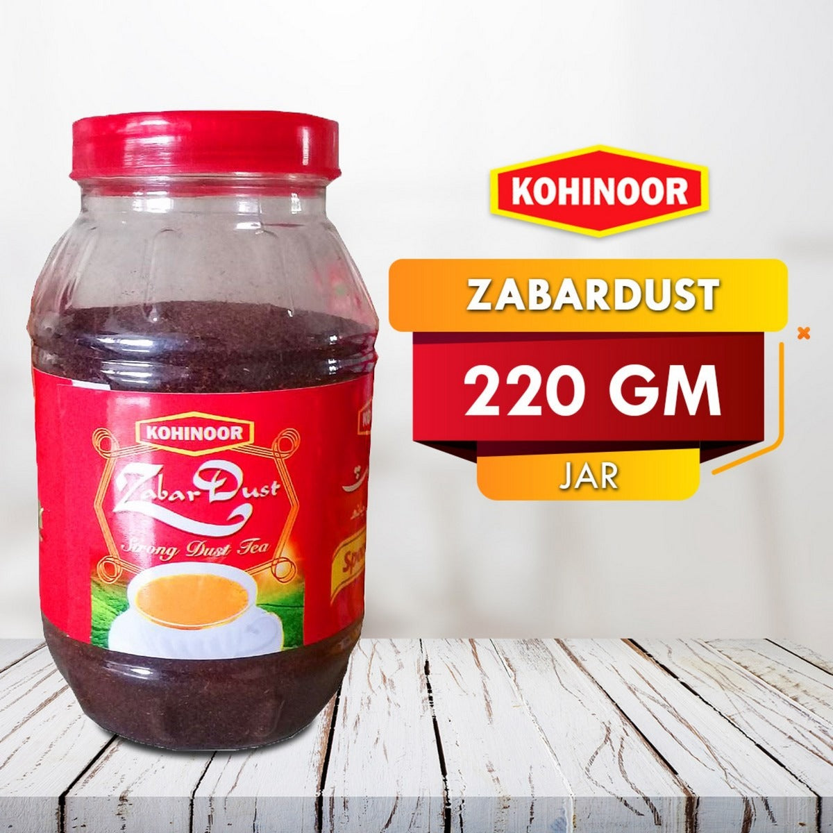 Zabardust Tea - Red - 220 GM Jar Pack