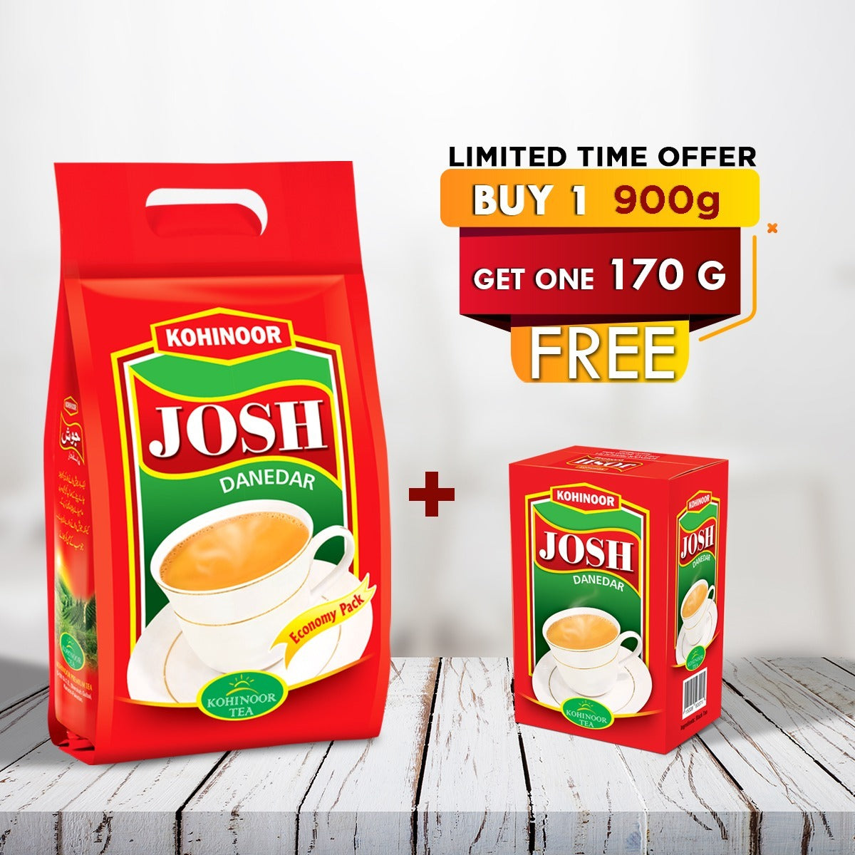 Josh Danedar Tea 900G + Josh Danedar Tea 170G free