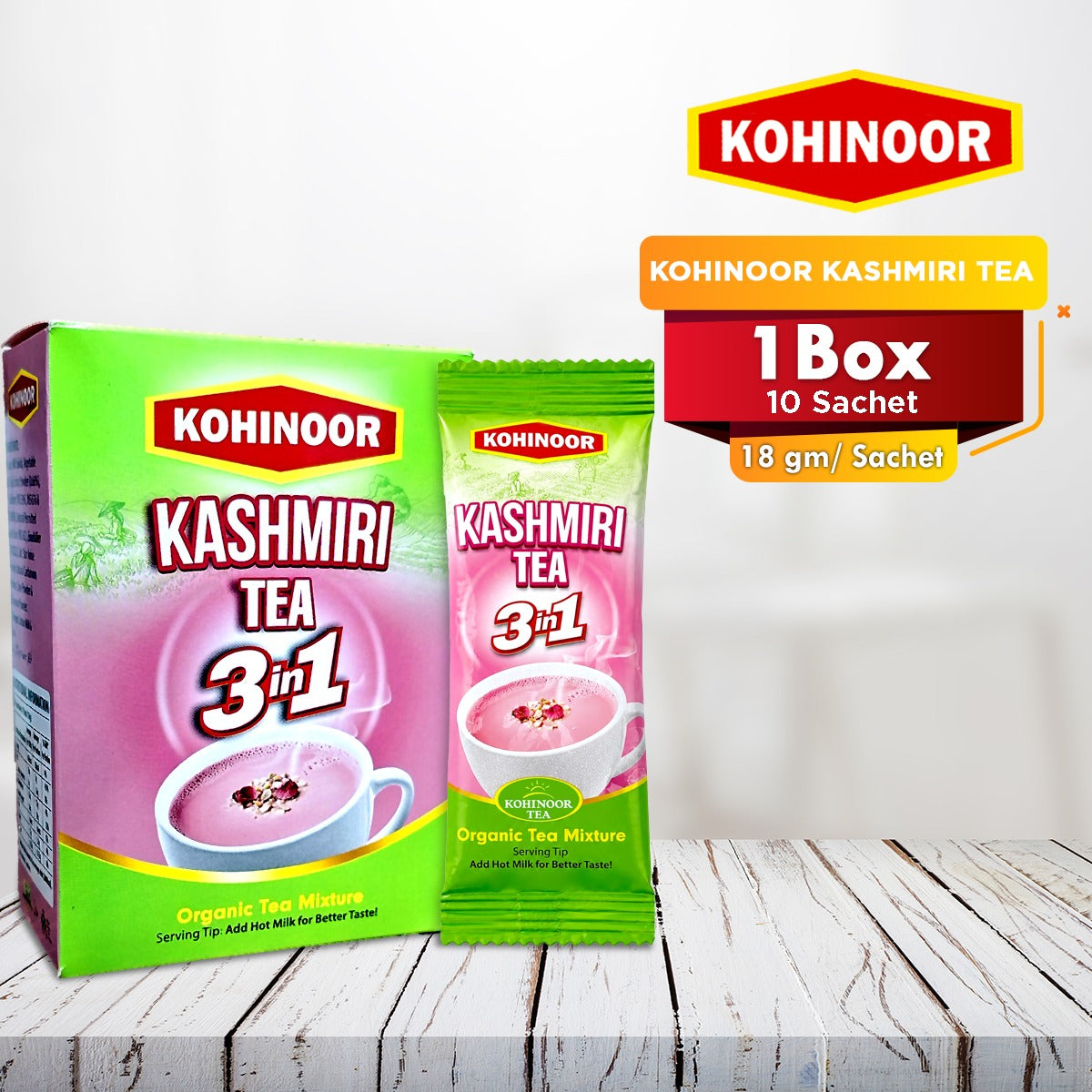 Kohinoor Kashmiri Tea – 10 Sachets