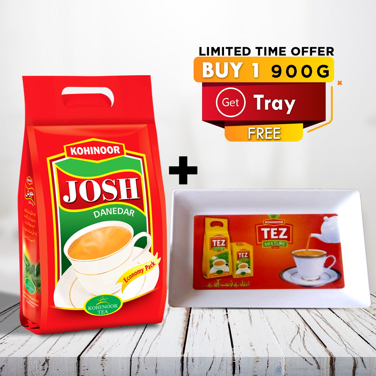 Josh Danedar Tea - 900 Gm + Free Tray